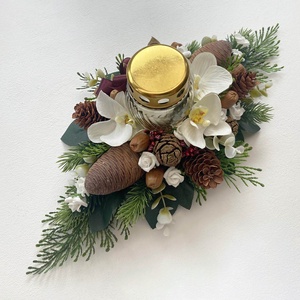 Kegyeleti sírdísz mindenszentekre orchideás - otthon & életmód - vallás - temetkezési tárgy - Meska.hu