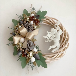 Karácsonyi ajtódísz angyalkás - Meska.hu