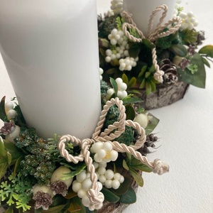 2db-os karácsonyi asztaldísz csomag - karácsony - karácsonyi lakásdekoráció - karácsonyi lakásdíszek - Meska.hu