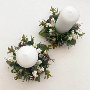 2db-os karácsonyi asztaldísz csomag - karácsony - karácsonyi lakásdekoráció - karácsonyi lakásdíszek - Meska.hu