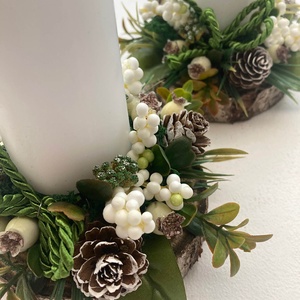 2db-os karácsonyi asztaldísz csomag - karácsony - karácsonyi lakásdekoráció - karácsonyi lakásdíszek - Meska.hu