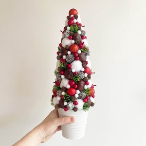 Mini karácsonyfa (grincsfa) - karácsony - karácsonyi lakásdekoráció - karácsonyfa, grincsfa - Meska.hu