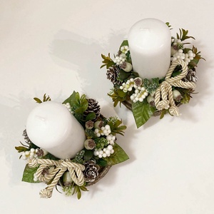 2db-os karácsonyi asztaldísz csomag - karácsony - karácsonyi lakásdekoráció - karácsonyi lakásdíszek - Meska.hu