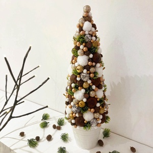 Mini karácsonyfa (grincsfa) arany - Meska.hu