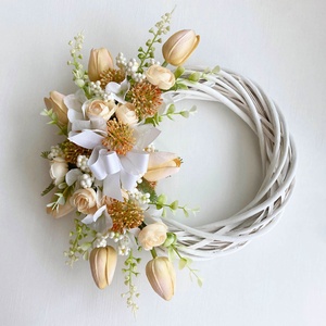 Tavaszi tulipános ajtódísz - Meska.hu