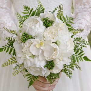 Menyasszonyi csokor greenery - Meska.hu