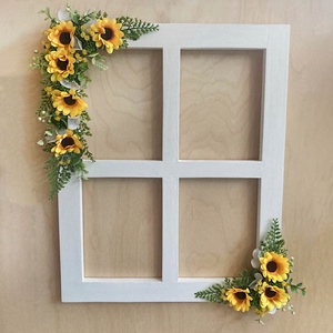 Napraforgós fali dísz ablakkereten - ünnepi díszek, dekorációk - húsvéti díszek és dekorációk - húsvéti asztaldíszek - Meska.hu