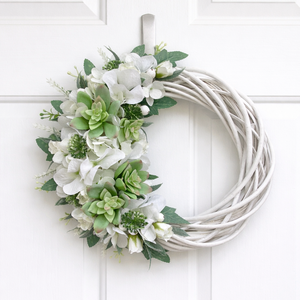 Kövirózsás ajtódísz - Meska.hu