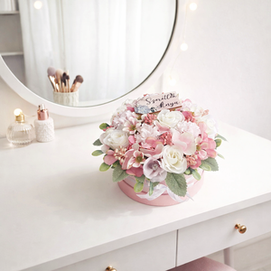 Anyák napi virágdoboz rózsaszín - Meska.hu