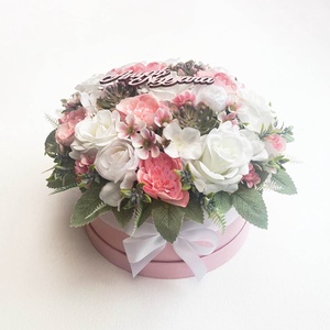 Elegáns virágdoboz - Anyák napjára - otthon & életmód - virágdekoráció - virágok - virágbox - Meska.hu