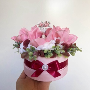 Anyák napi virágbox - orchideás - otthon & életmód - virágdekoráció - virágok - virágbox - Meska.hu