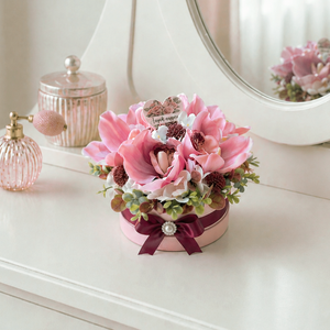 Anyák napi virágbox - orchideás - Meska.hu