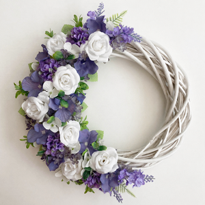 Orgonás ajtódísz koszorú - Meska.hu