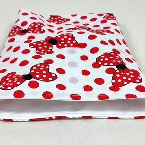Minnie masnis pöttyös frissentartó uzsonnás zsák, tasak, zacskó - táska & tok - uzsonna- & ebéd tartó - szendvics csomagoló - Meska.hu