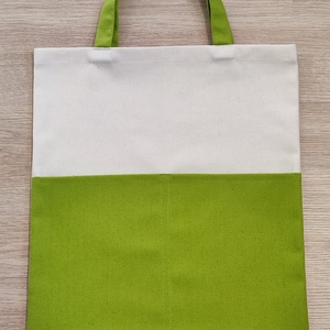 Ovis táska, ovis zsák, zsebes, zöld-fehér, Játék & Sport, Ovis felszerelés, Ovis zsák, Varrás, MESKA