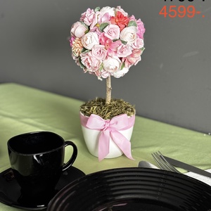 Virágos fácska, Otthon & Életmód, Dekoráció, Asztal és polc dekoráció, Asztaldísz, Virágkötés, MESKA