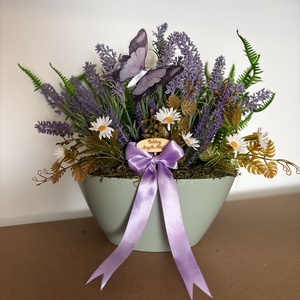 Levendula mező, Otthon & Életmód, Virágdekoráció, Virágdíszek, Asztali virágdísz, Virágkötés, MESKA