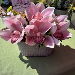 Real touch orchidea asztali dísz - otthon & életmód - dekoráció - asztal és polc dekoráció - asztaldísz - Meska.hu