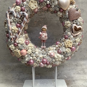 Karácsonyi kopogtató - karácsony - adventi díszek - adventi ajtódísz - Meska.hu