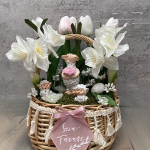 Juh mama és a bárány kölykök asztali dísz - otthon & életmód - dekoráció - ajtó- és ablak dekoráció - ajtódísz & kopogtató - Meska.hu