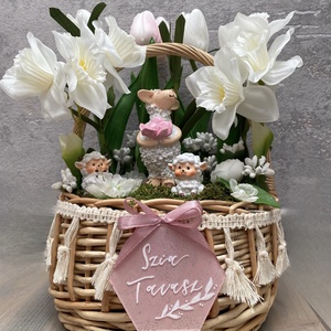 Juh mama és a bárány kölykök asztali dísz - otthon & életmód - dekoráció - ajtó- és ablak dekoráció - ajtódísz & kopogtató - Meska.hu