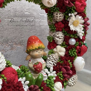 Eperkés ajtókopogtató - otthon & életmód - dekoráció - ajtó- és ablak dekoráció - ablakdísz - Meska.hu