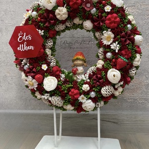 Eperkés ajtókopogtató - otthon & életmód - dekoráció - ajtó- és ablak dekoráció - ablakdísz - Meska.hu