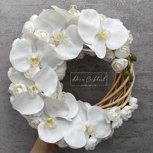 Orchideás ajtódísz, Otthon & Életmód, Dekoráció, Ajtó- és ablak dekoráció, Ajtódísz & Kopogtató, Mindenmás, MESKA