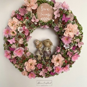 Tavaszi ajtódekoráció, Otthon & Életmód, Dekoráció, Ajtó- és ablak dekoráció, Ajtódísz & Kopogtató, Mindenmás, MESKA