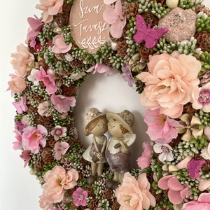 Tavaszi ajtódekoráció - otthon & életmód - dekoráció - ajtó- és ablak dekoráció - ajtódísz & kopogtató - Meska.hu