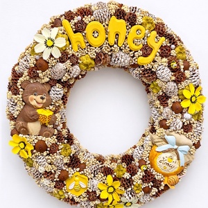 Macis kopogtató - otthon & életmód - dekoráció - ajtó- és ablak dekoráció - ajtódísz & kopogtató - Meska.hu