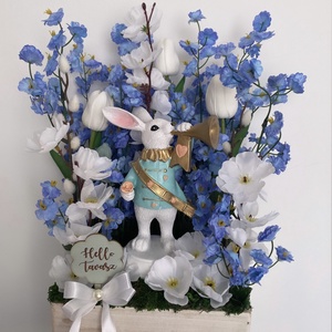 Tavaszi asztaldísz, Ünnepi díszek, dekorációk, Húsvéti díszek és dekorációk, Húsvéti asztaldíszek, Mindenmás, MESKA