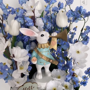 Tavaszi asztaldísz - ünnepi díszek, dekorációk - húsvéti díszek és dekorációk - húsvéti asztaldíszek - Meska.hu