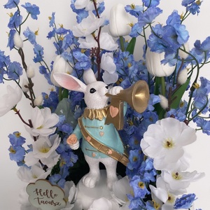 Tavaszi asztaldísz - ünnepi díszek, dekorációk - húsvéti díszek és dekorációk - húsvéti asztaldíszek - Meska.hu