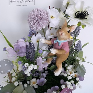 Tavaszi asztaldísz - ünnepi díszek, dekorációk - húsvéti díszek és dekorációk - húsvéti asztaldíszek - Meska.hu