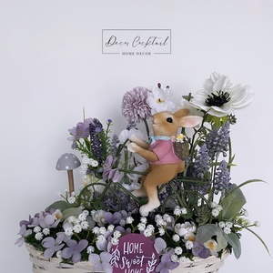 Tavaszi asztaldísz - ünnepi díszek, dekorációk - húsvéti díszek és dekorációk - húsvéti asztaldíszek - Meska.hu