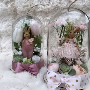 Búrás dekoráció, Ünnepi díszek, dekorációk, Húsvéti díszek és dekorációk, Húsvéti asztaldíszek, Mindenmás, MESKA