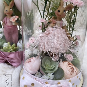 Búrás dekoráció - ünnepi díszek, dekorációk - húsvéti díszek és dekorációk - húsvéti asztaldíszek - Meska.hu