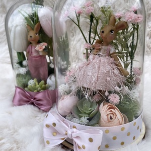 Búrás dekoráció - ünnepi díszek, dekorációk - húsvéti díszek és dekorációk - húsvéti asztaldíszek - Meska.hu