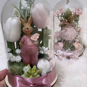 Búrás dekoráció - ünnepi díszek, dekorációk - húsvéti díszek és dekorációk - húsvéti asztaldíszek - Meska.hu