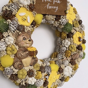 Macis ajtódísz - otthon & életmód - dekoráció - ajtó- és ablak dekoráció - ajtódísz & kopogtató - Meska.hu