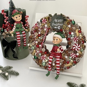 Adventi manós koszorú, asztaldísz - Meska.hu
