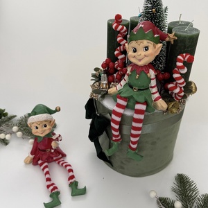 Adventi manós koszorú, asztaldísz - karácsony - adventi díszek - adventi asztaldísz - Meska.hu