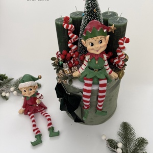 Adventi manós koszorú, asztaldísz - karácsony - adventi díszek - adventi asztaldísz - Meska.hu