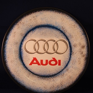 AUDI  emblémával díszített tányér készlet ; Audi rajongó autósoknak - otthon & életmód - Meska.hu