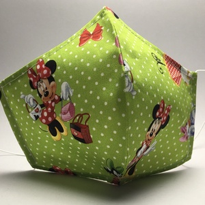 Egyedi  Minnie egeres  szájmaszk,mosható szájmaszk,textil szájmaszk,egészségügyi  szájmaszk-- - gyerek - gyerek - Meska.hu