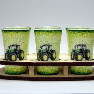 Gazda uram pálinka kínálója  ; Saját John Deere Traktorod fényképével is! , Otthon & Életmód, Konyhafelszerelés, tálalás, Kínálótál, Decoupage, transzfer és szalvétatechnika, MESKA