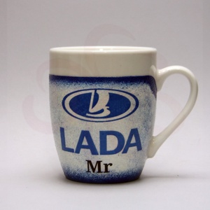 LADA ( ZSIGULI ) kávés csésze ; Lada autó kedvelőknek, Otthon & Életmód, Konyhafelszerelés, tálalás, Bögre & Csésze, Decoupage, transzfer és szalvétatechnika, MESKA