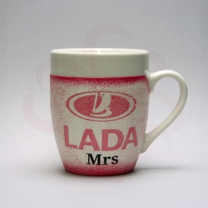 LADA ( ZSIGULI ) kávés csésze ; Lada autó rajongóknak, Otthon & Életmód, Konyhafelszerelés, tálalás, Bögre & Csésze, Decoupage, transzfer és szalvétatechnika, MESKA