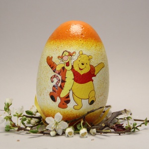 Húsvéti tojás gyerekeknek ; Ajándék tojás húsvétra Micimakó és barátai, Otthon & Lakás, Dekoráció, Dísztárgy, Decoupage, transzfer és szalvétatechnika, Meska